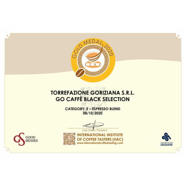 TORREFAZIONE-GORIZIANA-SRL-GO-CAFFE-BLACK-SELECTION gold medal